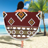 Native American Navajo Beach Blanket Tribal Pattern