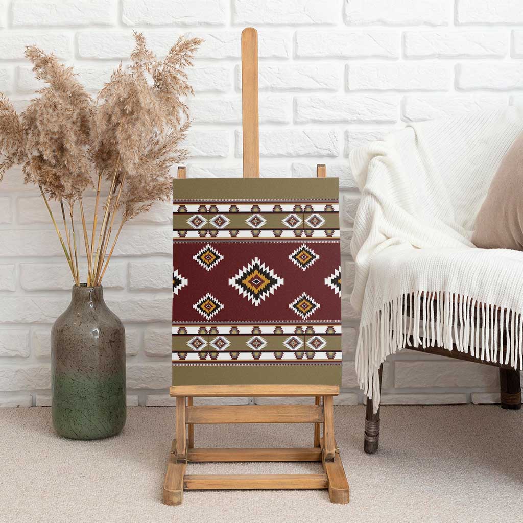 Native American Navajo Canvas Wall Art Tribal Pattern