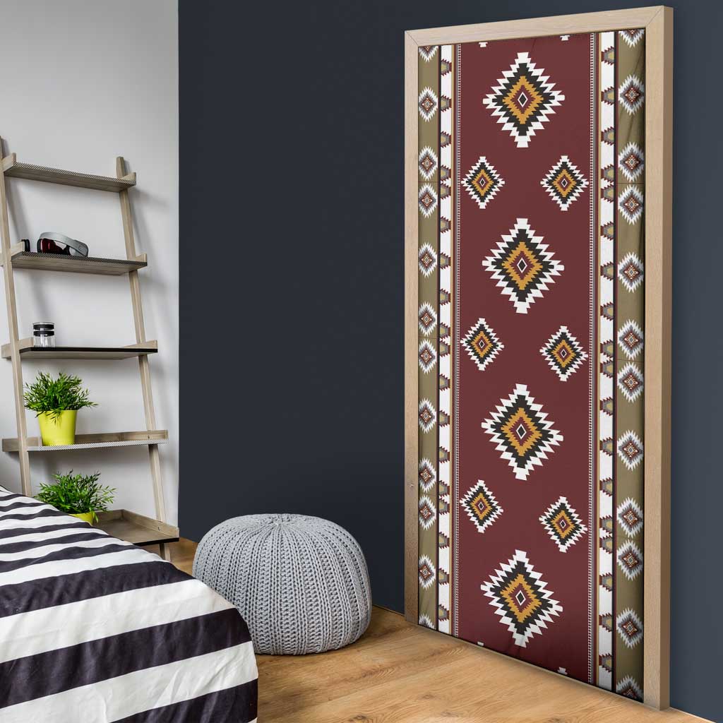 Native American Navajo Door Cover Tribal Pattern