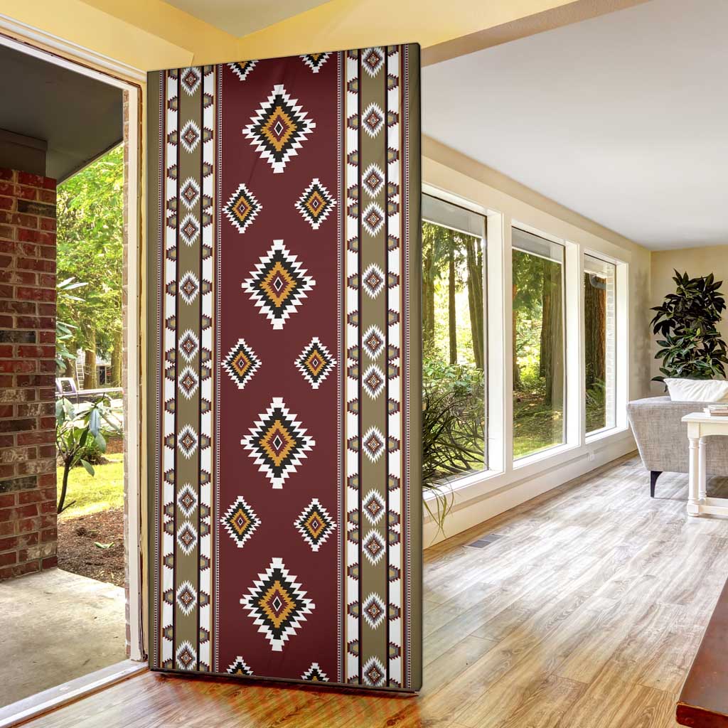 Native American Navajo Door Cover Tribal Pattern