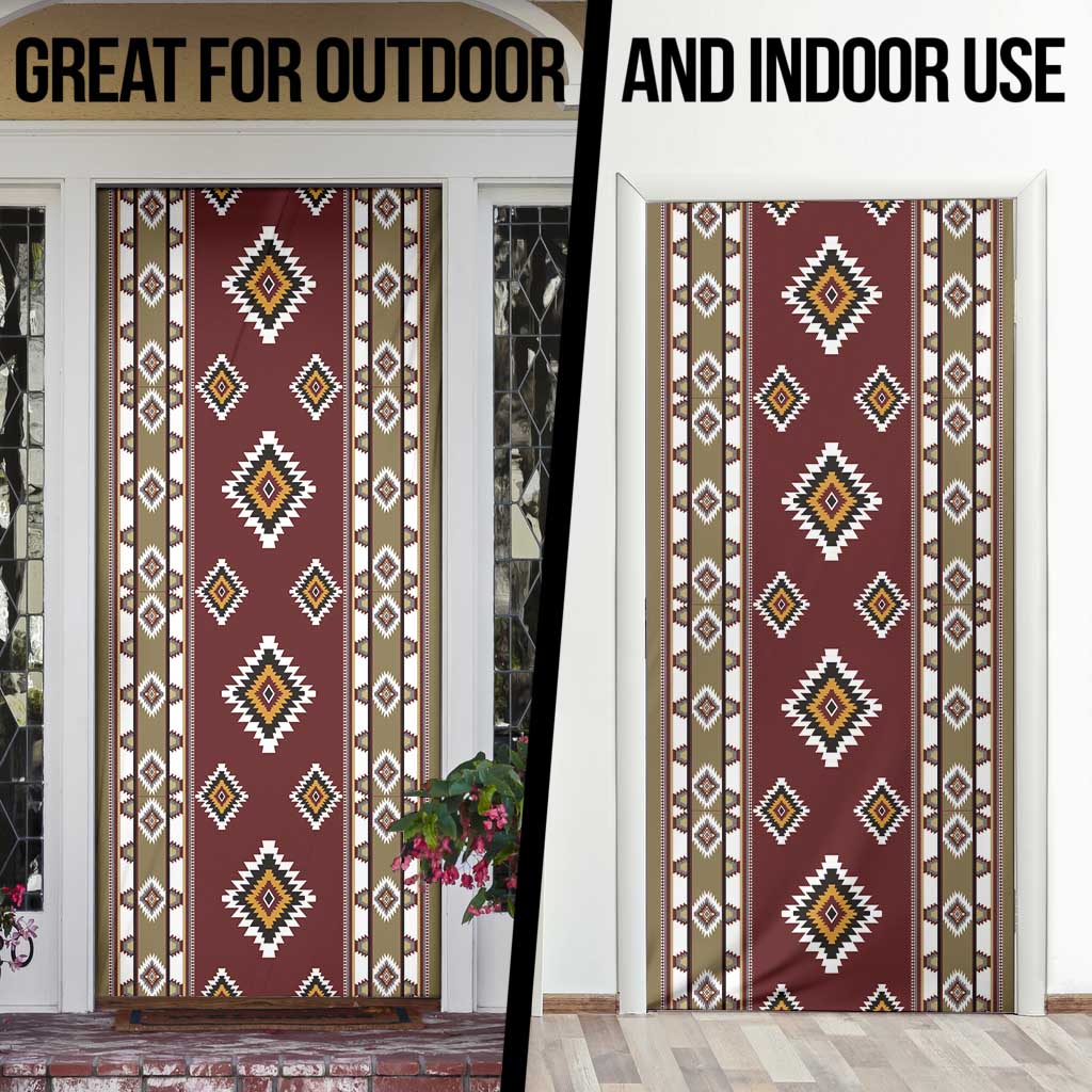 Native American Navajo Door Cover Tribal Pattern