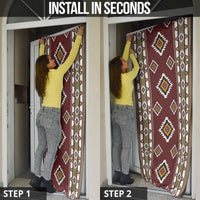 Native American Navajo Door Cover Tribal Pattern