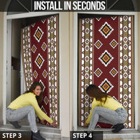 Native American Navajo Door Cover Tribal Pattern