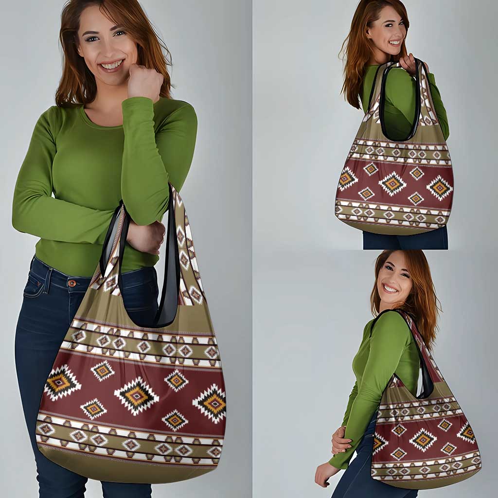 Native American Navajo Grocery Bag Tribal Pattern