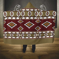 Native American Navajo Hooded Blanket Tribal Pattern