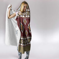 Native American Navajo Hooded Blanket Tribal Pattern