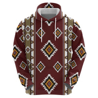 Native American Navajo Hoodie Tribal Pattern