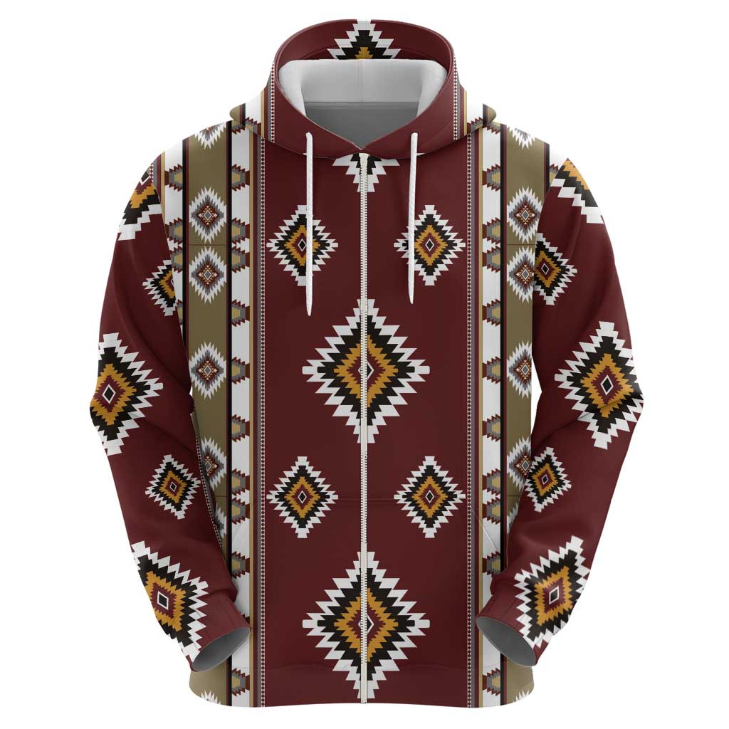 Native American Navajo Hoodie Tribal Pattern