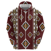 Native American Navajo Hoodie Tribal Pattern