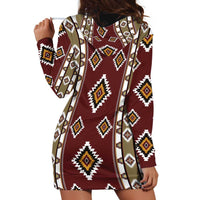 Native American Navajo Hoodie Dress Tribal Pattern