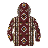 Native American Navajo Kid Hoodie Tribal Pattern