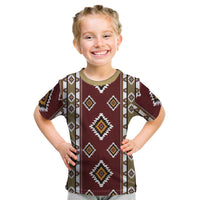 Native American Navajo Kid T Shirt Tribal Pattern