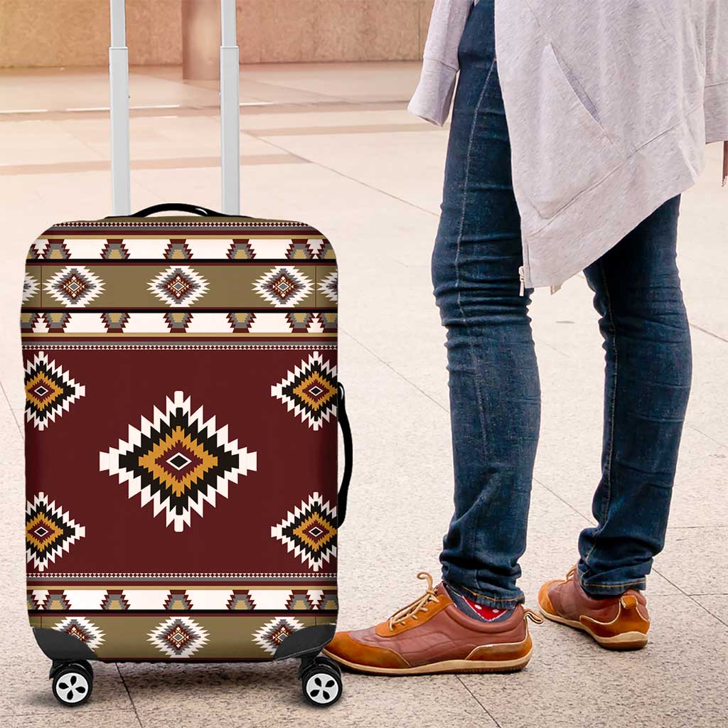 Native American Navajo Luggage Cover Tribal Pattern