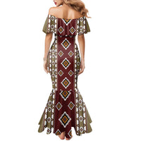 Native American Navajo Mermaid Dress Tribal Pattern