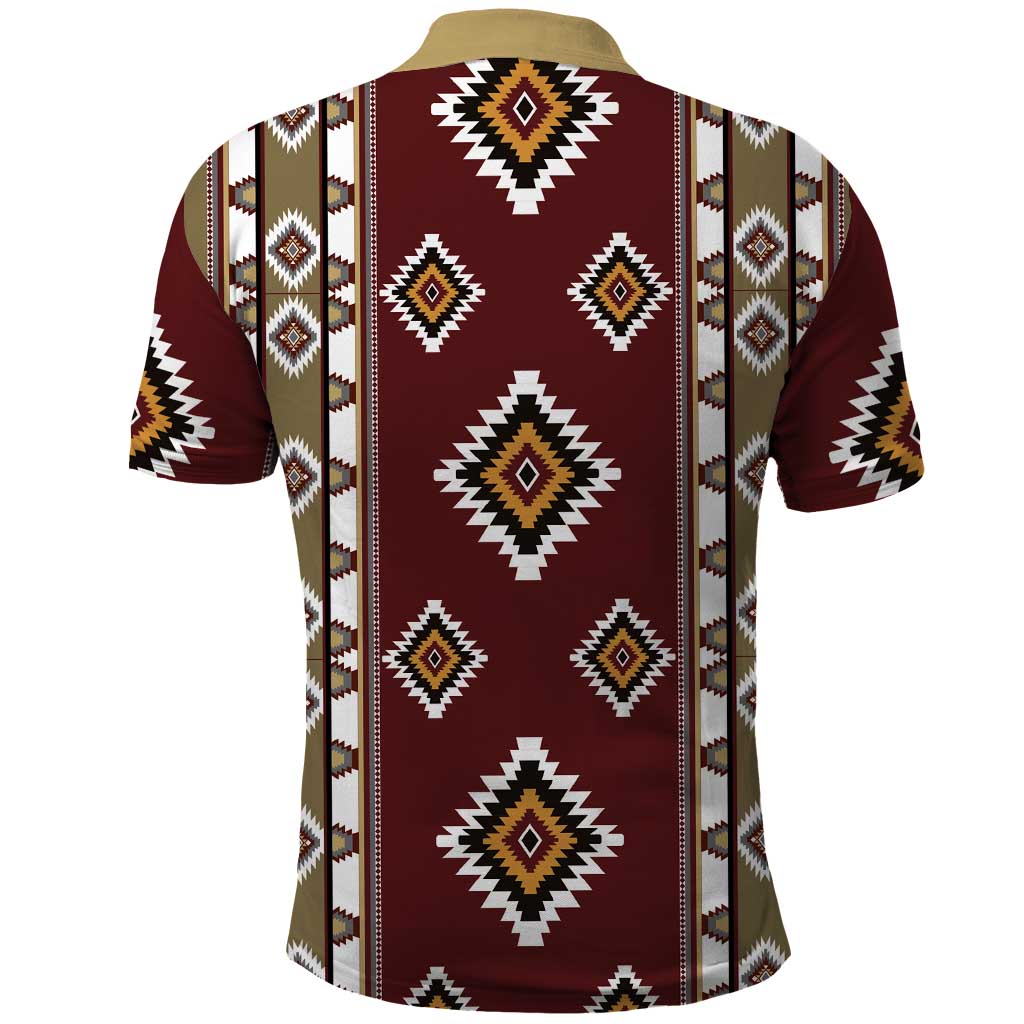 Native American Navajo Polo Shirt Tribal Pattern