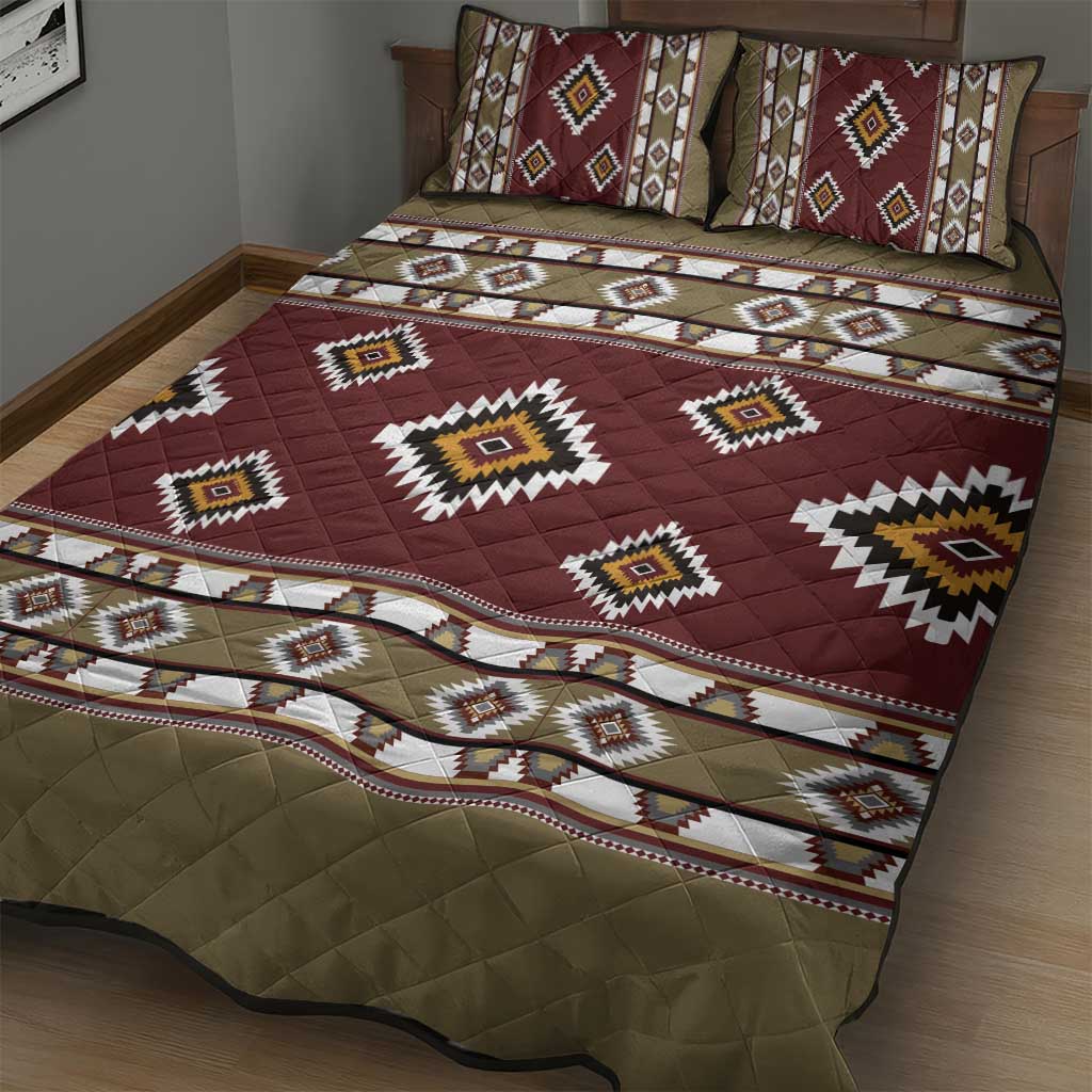 Native American Navajo Quilt Bed Set Tribal Pattern