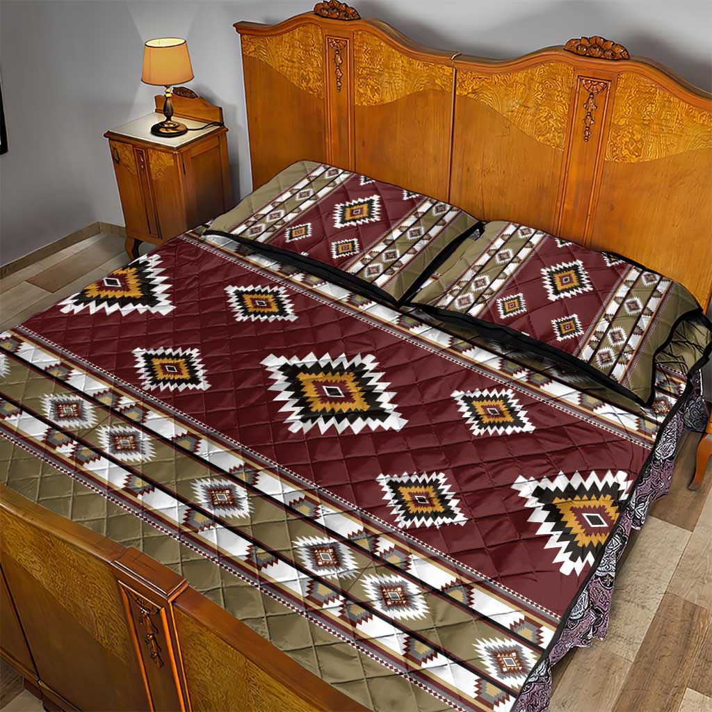 Native American Navajo Quilt Bed Set Tribal Pattern