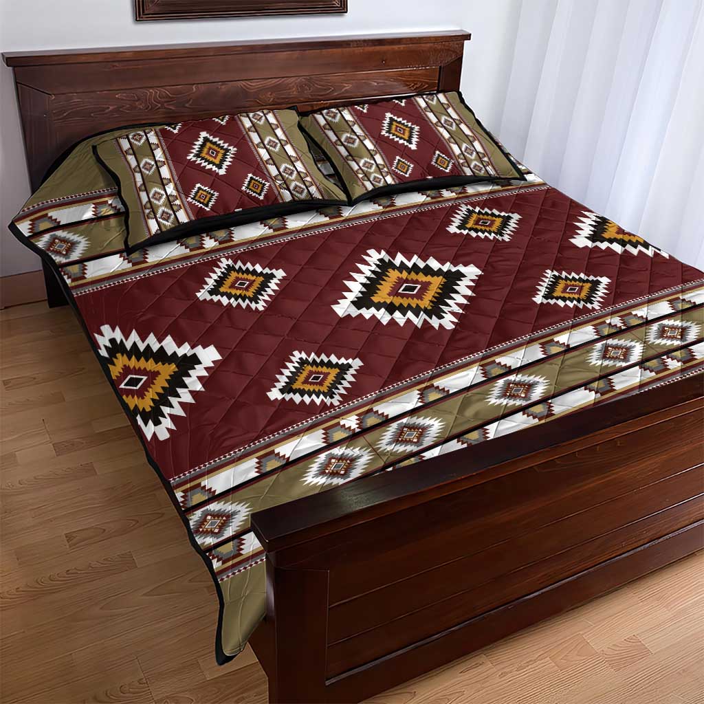 Native American Navajo Quilt Bed Set Tribal Pattern