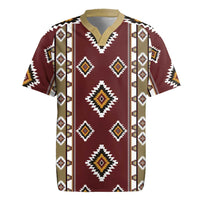 Native American Navajo Rugby Jersey Tribal Pattern
