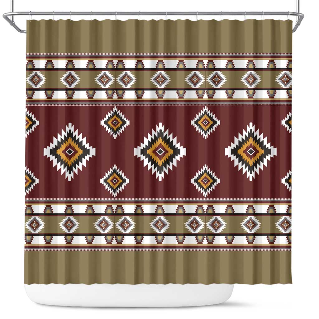 Native American Navajo Shower Curtain Tribal Pattern