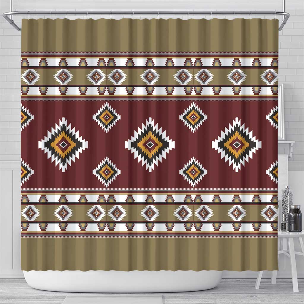 Native American Navajo Shower Curtain Tribal Pattern