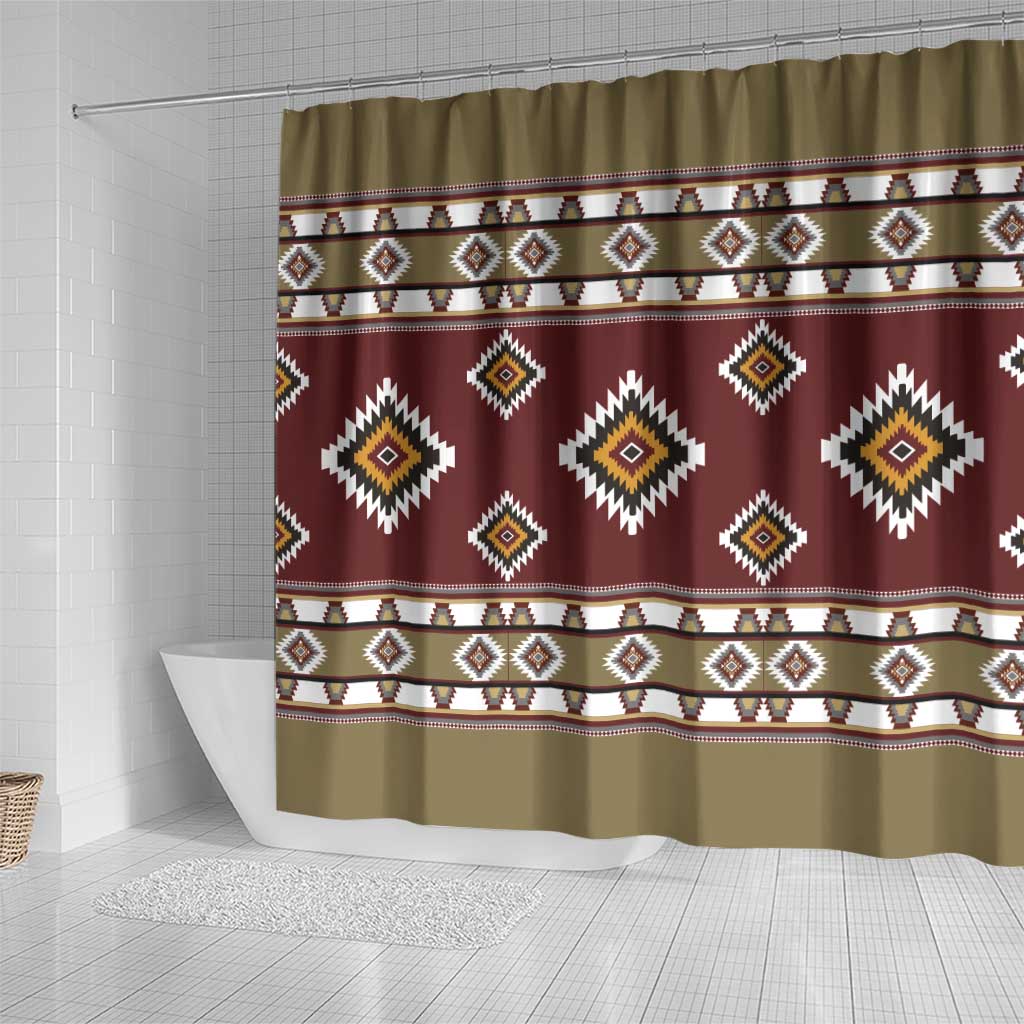 Native American Navajo Shower Curtain Tribal Pattern