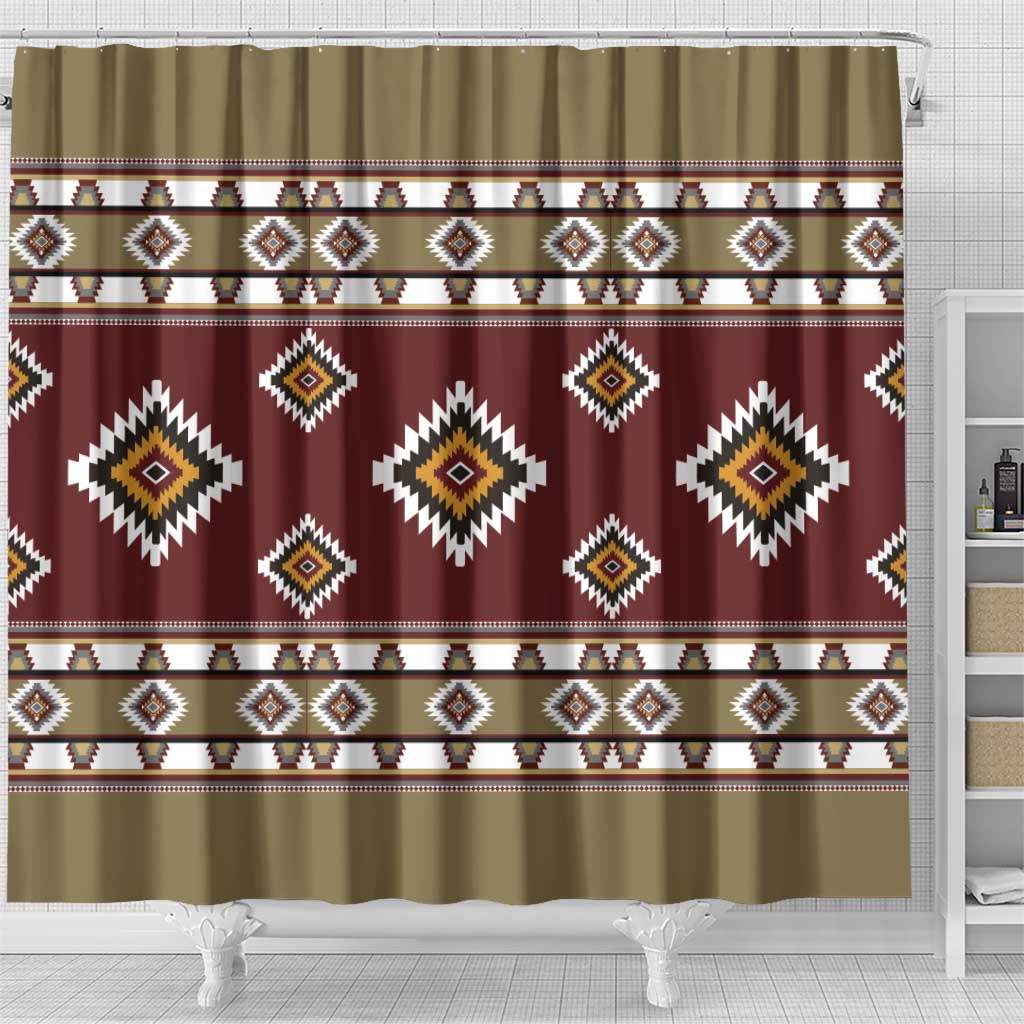 Native American Navajo Shower Curtain Tribal Pattern