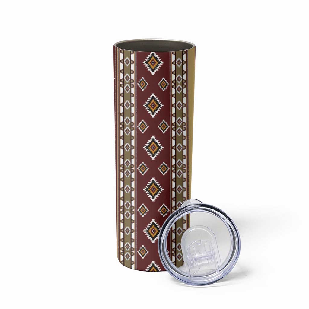 Native American Navajo Skinny Tumbler Tribal Pattern