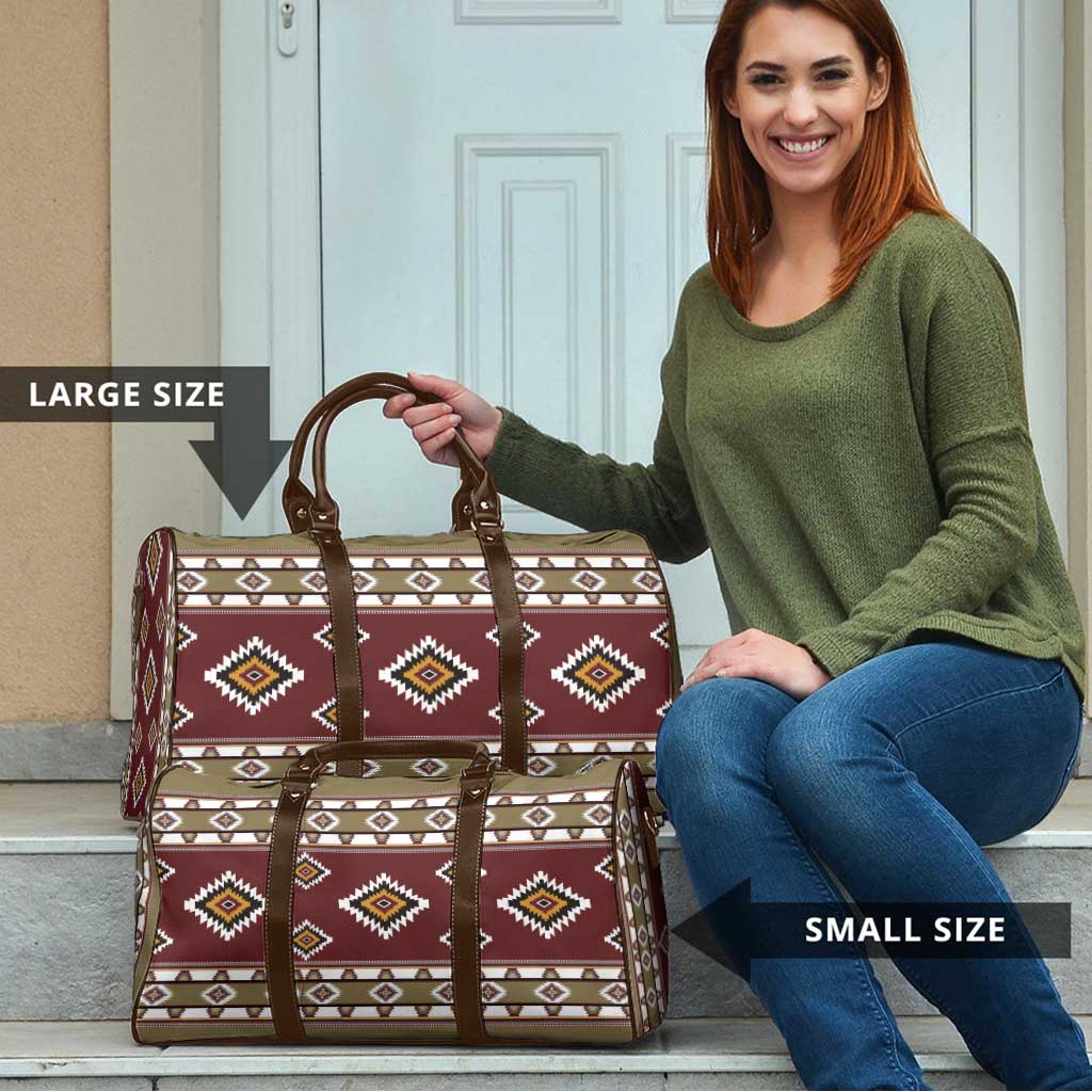 Native American Navajo Travel Bag Tribal Pattern