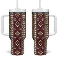 Native American Navajo Tumbler With Handle Tribal Pattern