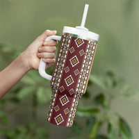 Native American Navajo Tumbler With Handle Tribal Pattern