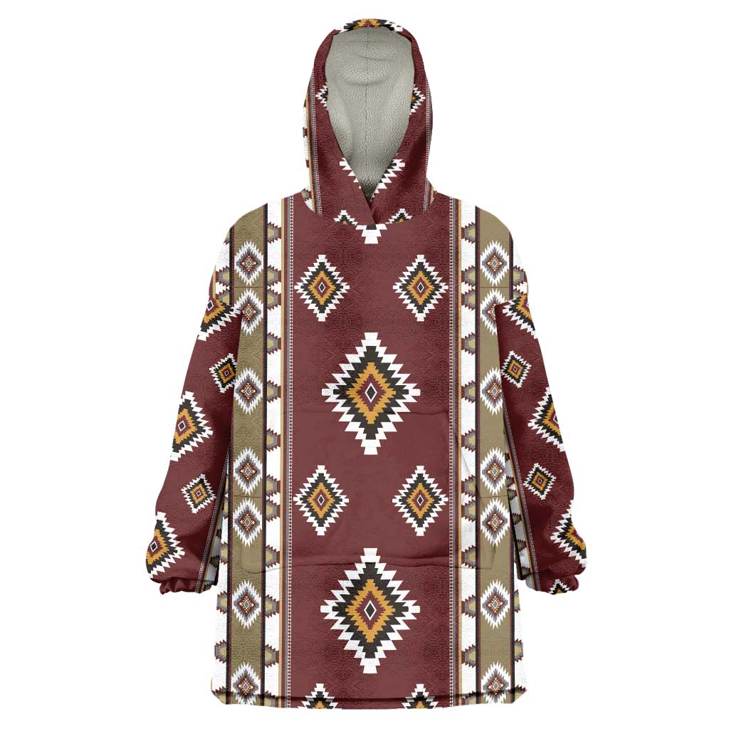 Native American Navajo Wearable Blanket Hoodie Tribal Pattern