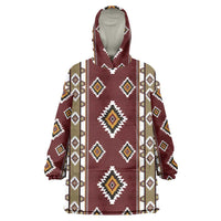 Native American Navajo Wearable Blanket Hoodie Tribal Pattern