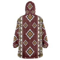 Native American Navajo Wearable Blanket Hoodie Tribal Pattern