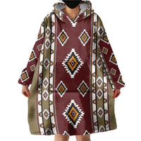 Native American Navajo Wearable Blanket Hoodie Tribal Pattern