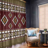 Native American Navajo Window Curtain Tribal Pattern