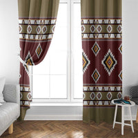 Native American Navajo Window Curtain Tribal Pattern