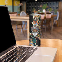 Native American Navajo Wolf Skinny Tumbler Grunge Pattern