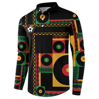 Jamaica Soccer 2026 Button Sweatshirt Reggae Stylized