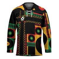 Jamaica Soccer 2026 Hockey Jersey Reggae Stylized