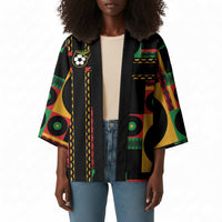 Jamaica Soccer 2026 Kimono Reggae Stylized