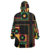 Jamaica Soccer 2026 Wearable Blanket Hoodie Reggae Stylized