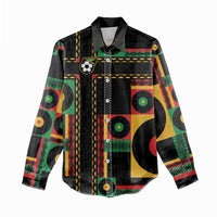 Jamaica Soccer 2026 Women Casual Shirt Reggae Stylized