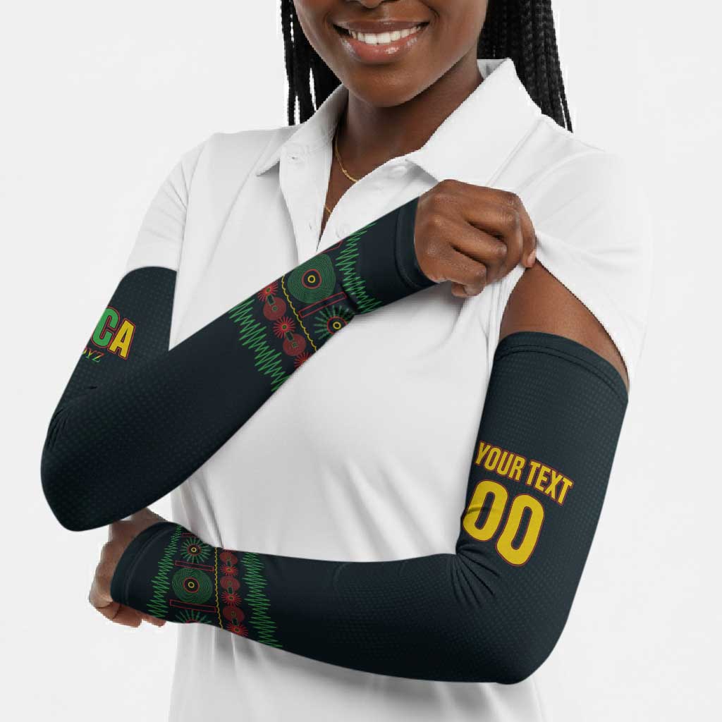 Custom Soccer 2026 Jamaica Arm Sleeves Reggae Music Spirit