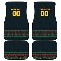 Custom Soccer 2026 Jamaica Car Mats Reggae Music Spirit