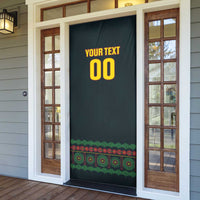 Custom Soccer 2026 Jamaica Door Cover Reggae Music Spirit