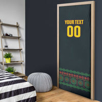 Custom Soccer 2026 Jamaica Door Cover Reggae Music Spirit