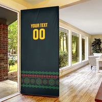 Custom Soccer 2026 Jamaica Door Cover Reggae Music Spirit