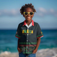 Custom Soccer 2026 Jamaica Kid Hawaiian Shirt Reggae Music Spirit