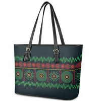 Soccer 2026 Jamaica Leather Tote Bag Reggae Music Spirit